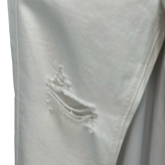 Numero Juniors Relaxed Fit Distressed Boyfriend Jeans - White - size 29 - Picture 4 of 9